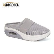 Ladies Platform Mesh Lightweight Mules