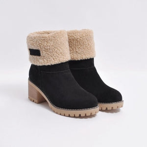 Women Fur Warm Snow Boots