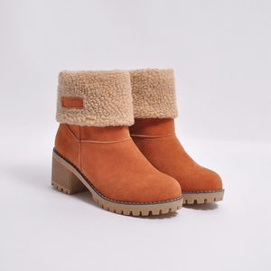 Women Fur Warm Snow Boots