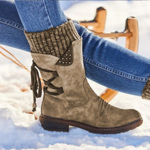 Winter Mid-Calf Suede Boots